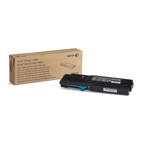 Xerox 106R02225 Cyan Toner Cartridge for Phaser 6600, WorkCentre 6605