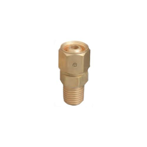 Western Enterprises 126 Fitting Hose Adaptor, Brass 1/4" A-Size