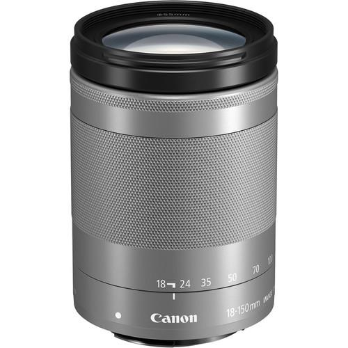 Canon USA 1376C002 EF-M 18-150mm f/3.5-6.3 IS STM Lens (Silver)