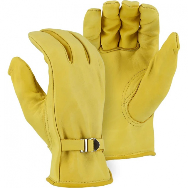 Majestic Glove 1509/9 Cowhide Drivers Gloves with Wrist Strap