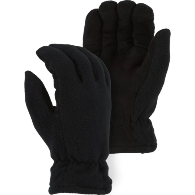 Majestic Glove 1668/3 Lined Fleece, Split Deerskin Gloves, Ages 3-6