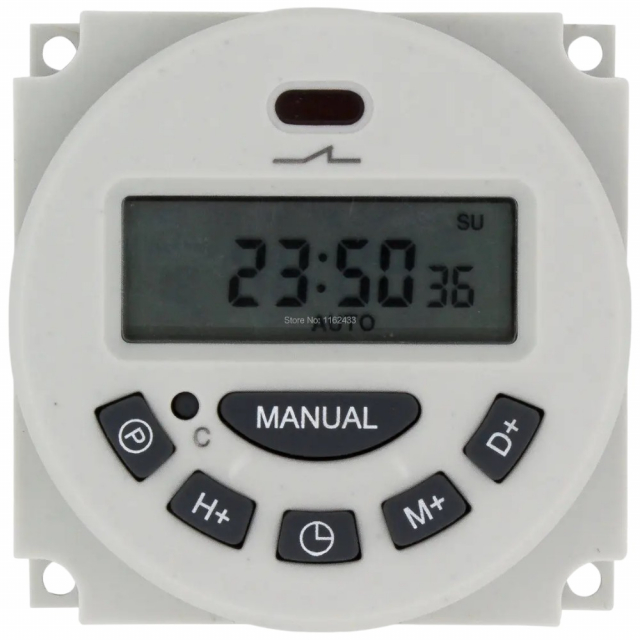 Fogmaster 223910 110 - 120V Repeat Cycle Digital Timer, 1-165 Minute