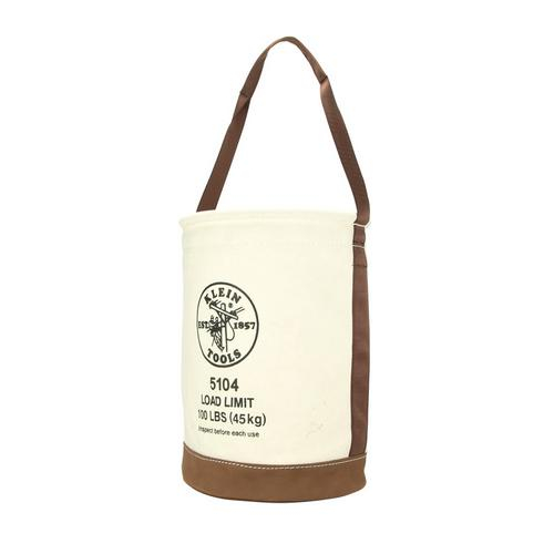 Klein Tools 5104 Leather-Bottom Bucket, 100 lb