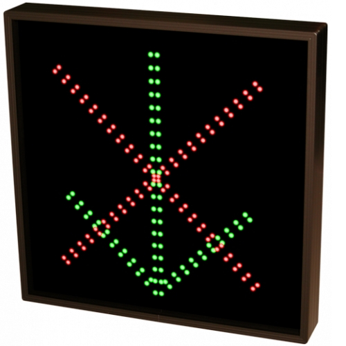 Signal-Tech 5492 TCL1818RG-175DS/120-277VAC Down Arrow LED Sign