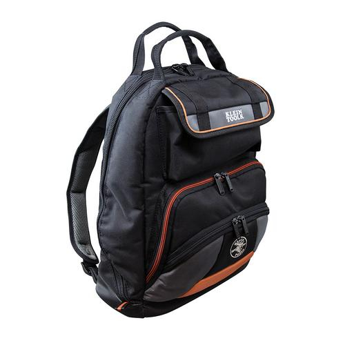 Klein Tools 55475 Tradesman Pro Tool Bag Backpack, Black, 17.5"