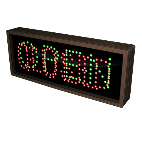 Signal-Tech 5907 TCL718GRR-202/120-277VAC Open | Closed | Full LED Sign