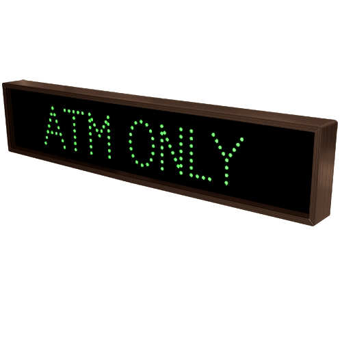 Signal-Tech 6024 TCL734G-120/120-277VAC ATM Only LED Sign