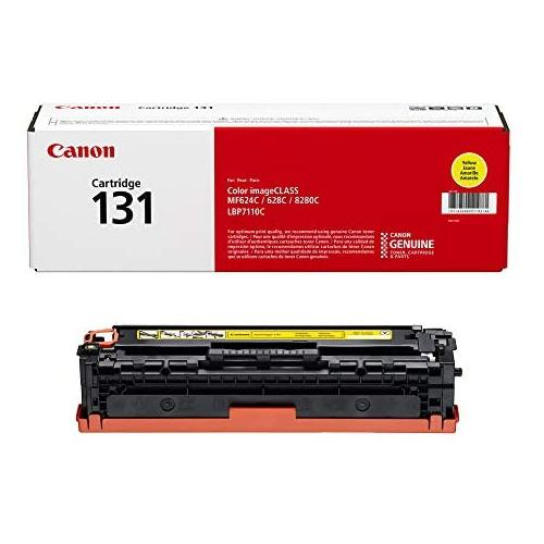 Canon USA 6269B001 131 Toner Cartridge, Yellow, 1500 Pages