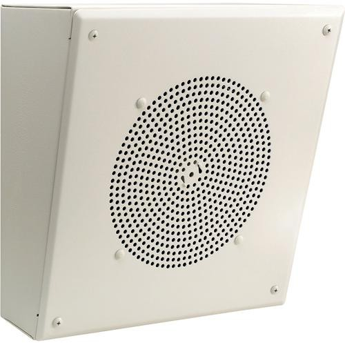 Bogen AMBSL1 8" Metal Box Speaker with Internal 1W Amplifier, Angled