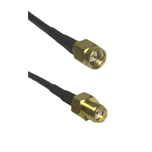 AccelTex ATS-100-SMAP-SMAJ-18IN 100 Series SMA Jack - Plug 18" Cable