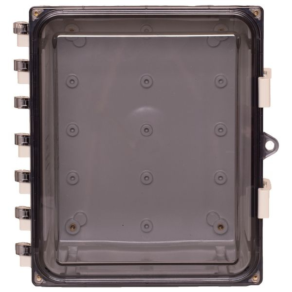 AccelTex ATS-1084P-C-K-CG-BBP Polycarbonate Enclosure, 10x8x4"