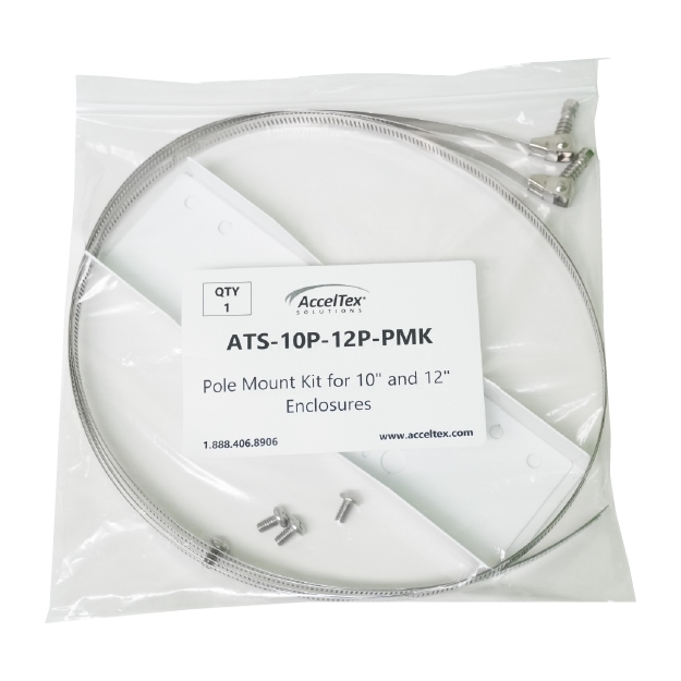 AccelTex ATS-10P-12P-PMK Pole Mount Kit for 10" Enclosures