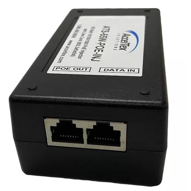 AccelTex ATS-65W-POE-INJ 65 Watt 10/100/1000 PoE Injector
