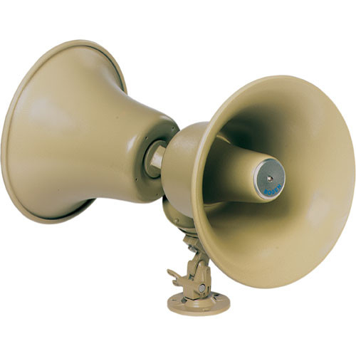 Bogen BDT30A 30W Bidirectional Twin-Horn Loudspeaker, Mocha