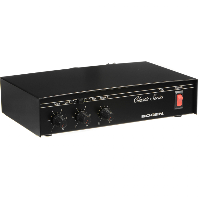 Bogen C20 Classic Series Public Address Amplifier, 20W