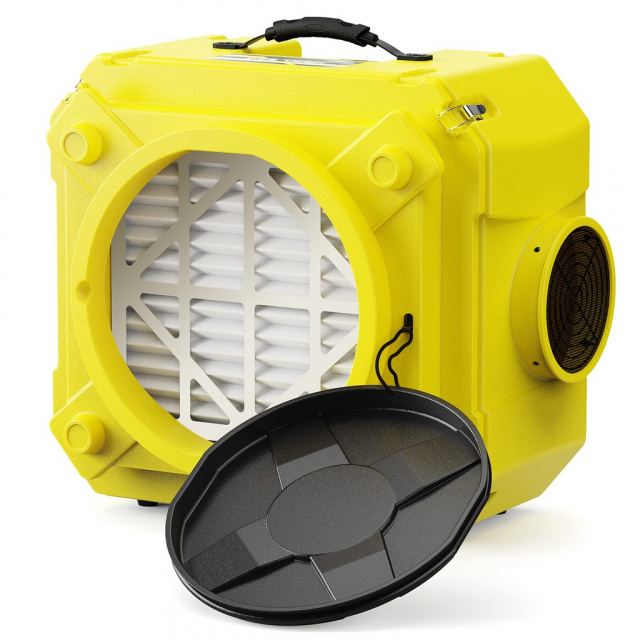 AlorAir CleanShield HEPA 550-Yellow Air Scrubber Filter Light, Yellow