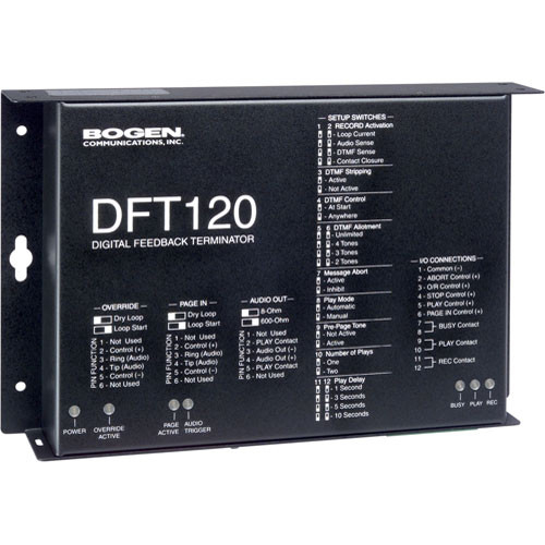 Bogen DFT120 Digital Paging Feedback Terminator