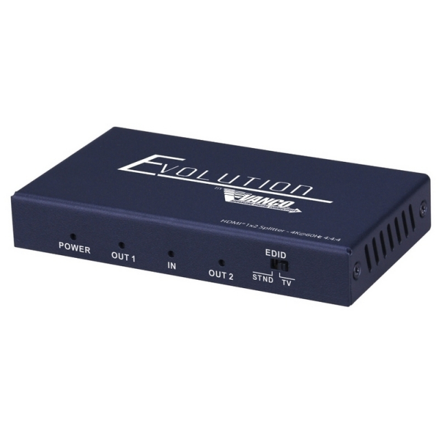 Vanco EVSP4K12 Evolution Premium 4K HDMI 1x2 Splitter