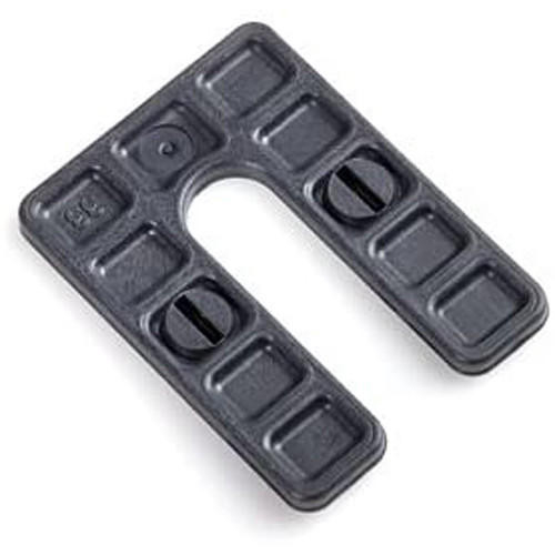 Glazelock GLZ04 Interlocking Shims, 3 x 4 x 1/4", Black