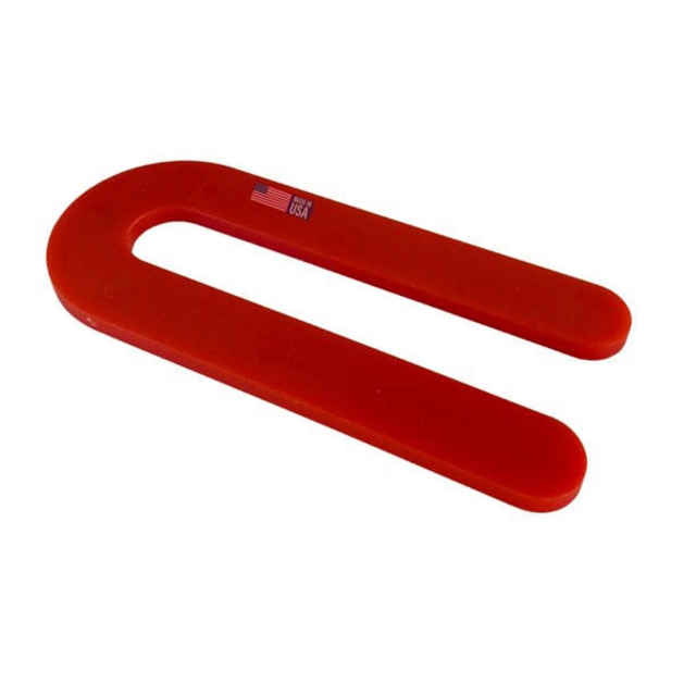 Glazelock GLZ11 Non-Interlocking Shims, 1-1/2 x 3-1/2 x 1/8", Red