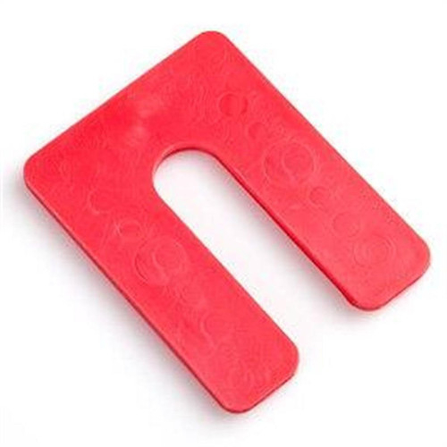 Glazelock GLZ22 Non-Interlocking Shims, 3 x 4 x 1/8", Red
