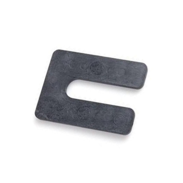 Glazelock GLZ24 Non-Interlocking Shims, 3 x 4 x 1/4", Black Solid