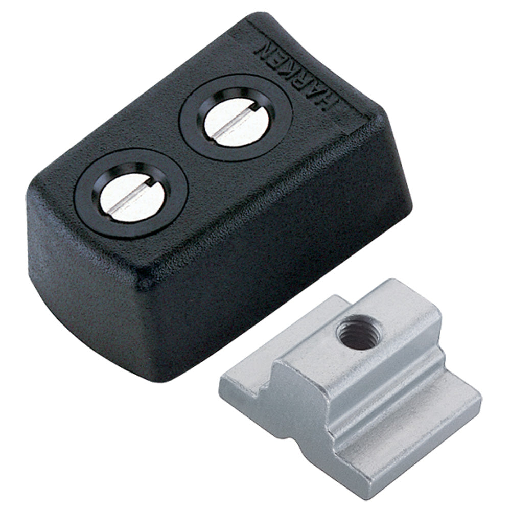 Harken Batten Car End Fitting - 22mm A Battcar Track End Stop Kit Wide Flat Mast Groove (3810)