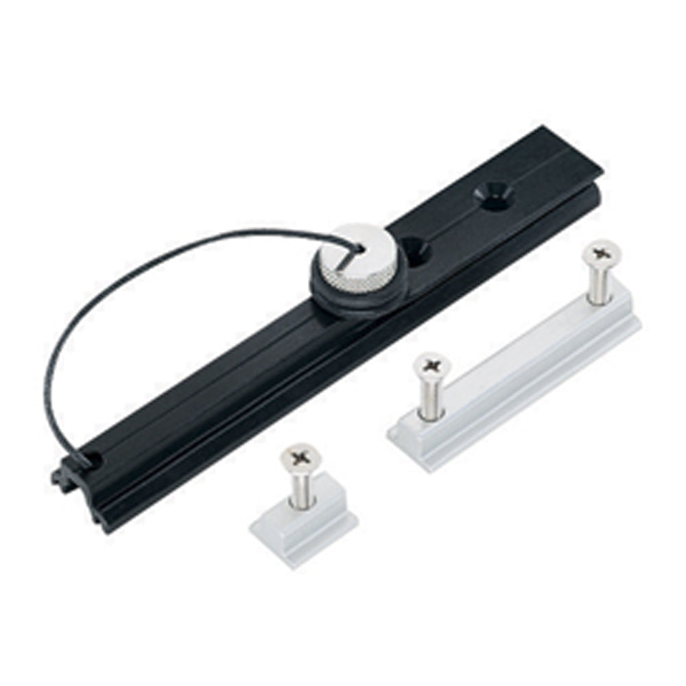 Harken Batten Car End Fitting - 13mm A Battcar Track End Stop Kit  Wide Flat Mast Groove, Screw Pin (3823)