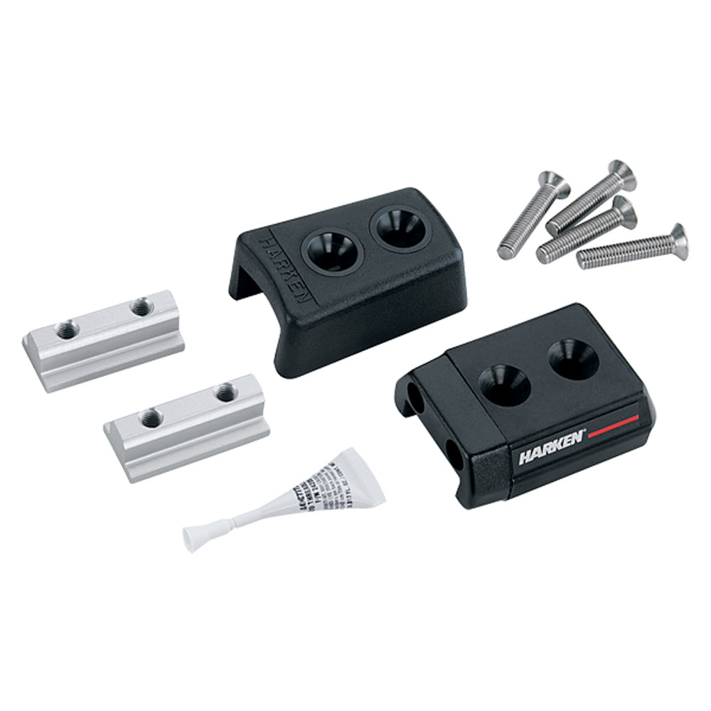 Harken Batten Car End Fitting - 32mm A Battcar Track End Stop Kit Flat Mast Groove (3855)
