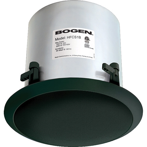 Bogen HFCS1B High Fidelity Ceiling Speaker, Black