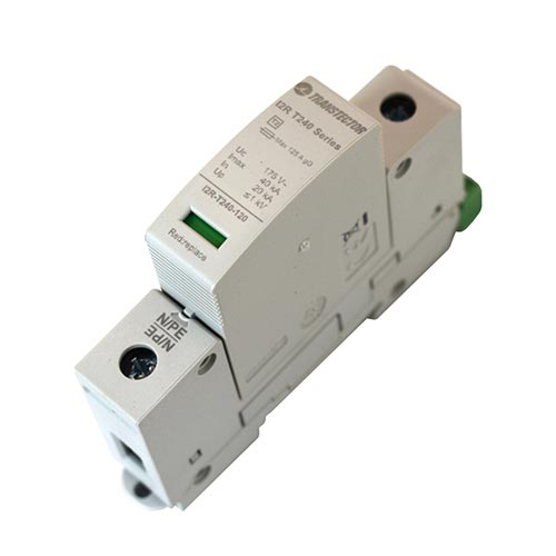 Transtector I2R-T240-1P230 AC Surge Protector, DIN-Rail, 230 Vac, MOV