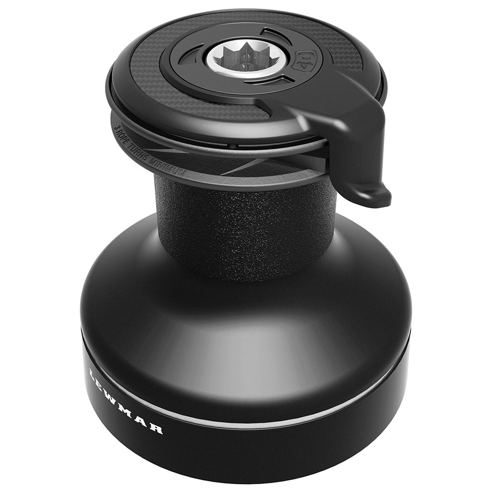 Lewmar Self Tailing Winch EVO Race Size 30 - Aluminum Black / Two Speed (49730055)