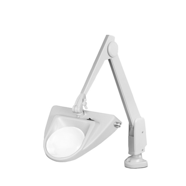 Dazor LMG450-47-5-DG Gray 5-Diopter 2.25X Hi-Lighter LED Magnifier