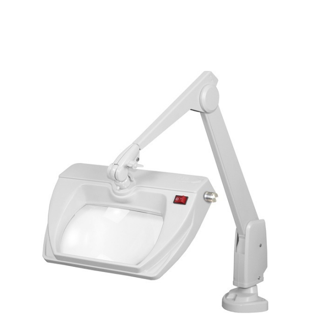 Dazor LMR150-5-WH White 5-Diopter 2.25X Stretchview LED Magnifier