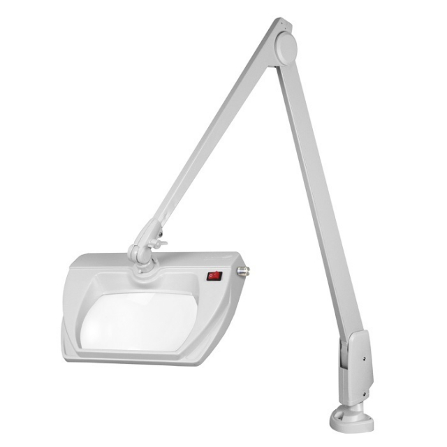 Dazor LMR200-5-WH White 5-Diopter 2.25X Stretchview LED Magnifier