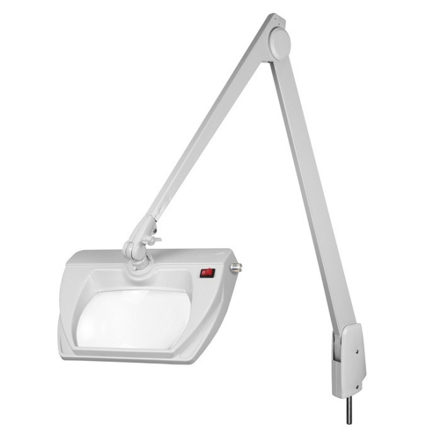 Dazor LMR300-5-WH White 5-Diopter 2.25X Stretchview LED Magnifier