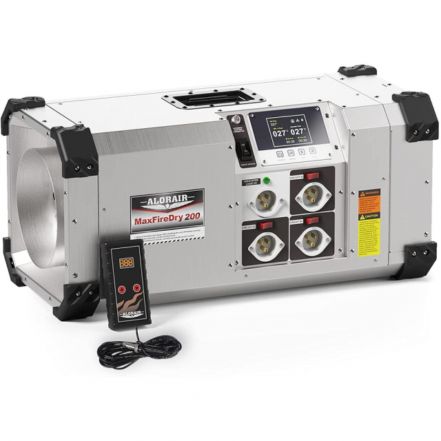 AlorAir MaxFireDry 200 Electric Heater 20,000 BTU, Thermostat