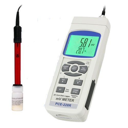 PCE Instruments PCE-228-R Portable Redox Meter for Temperature Values