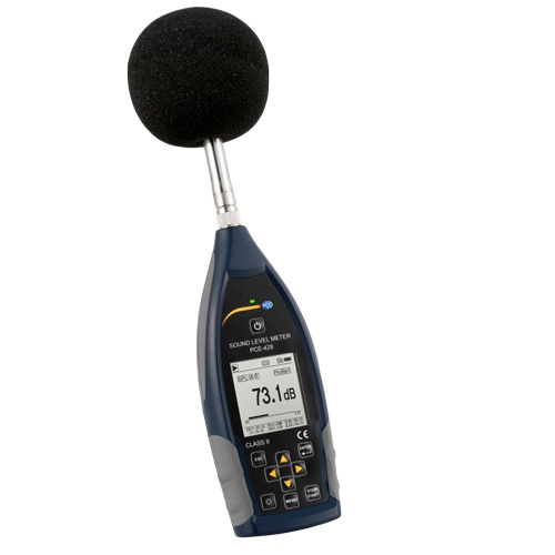 PCE Instruments PCE-428 Sound Level Meter, Data Logger with USB
