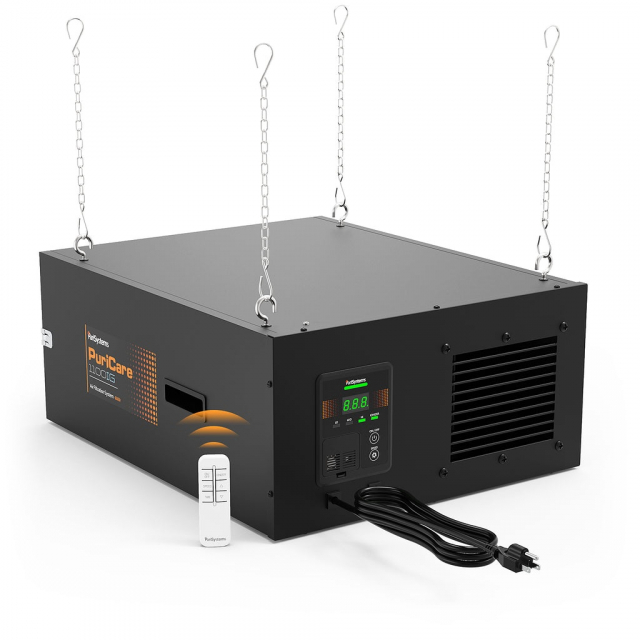 AlorAir PuriCare 1100IG Air Filtration System, Built-in Lonizer