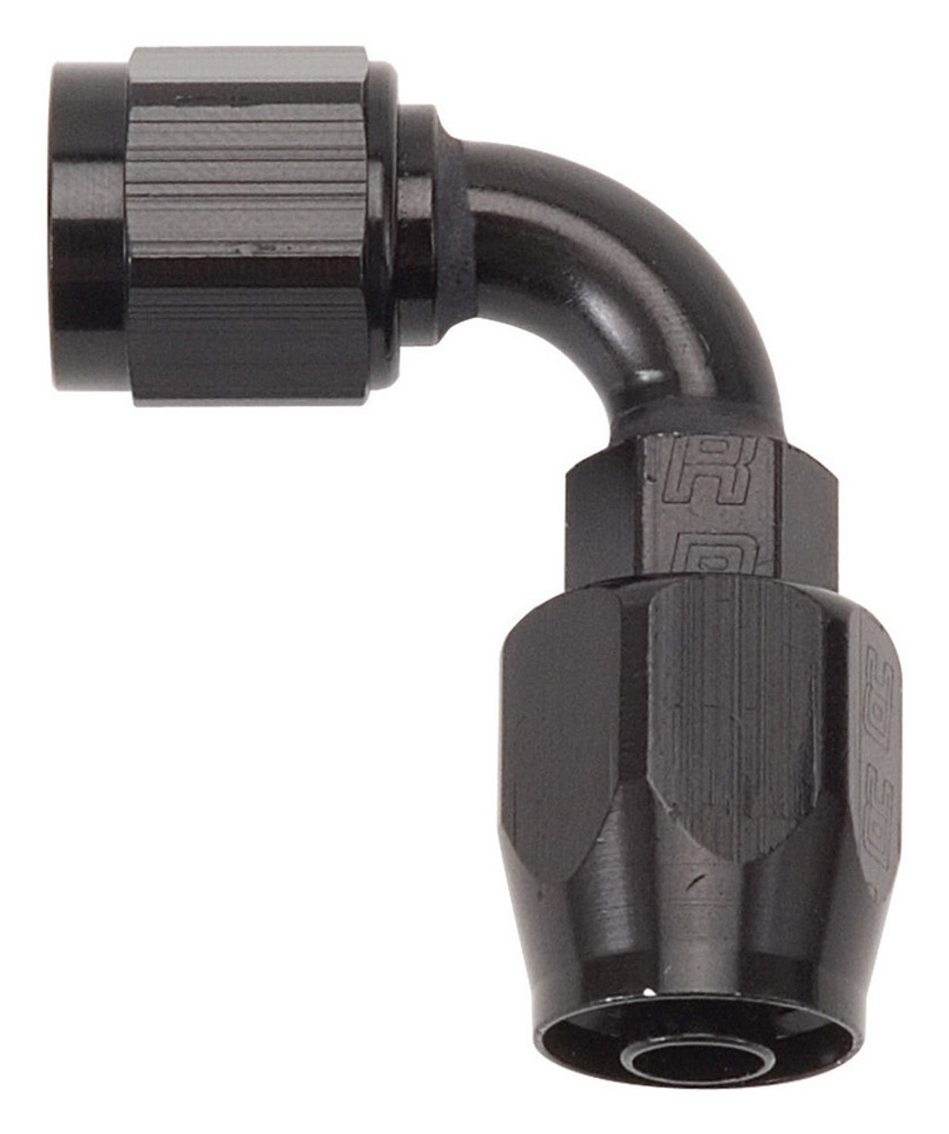 #10 90 Deg Hose End Black 610185