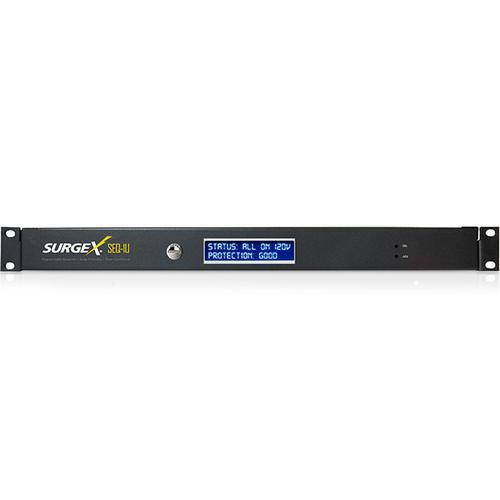 SurgeX SEQ-1U Programmable Sequencer Surge Eliminator, 8 Outlets