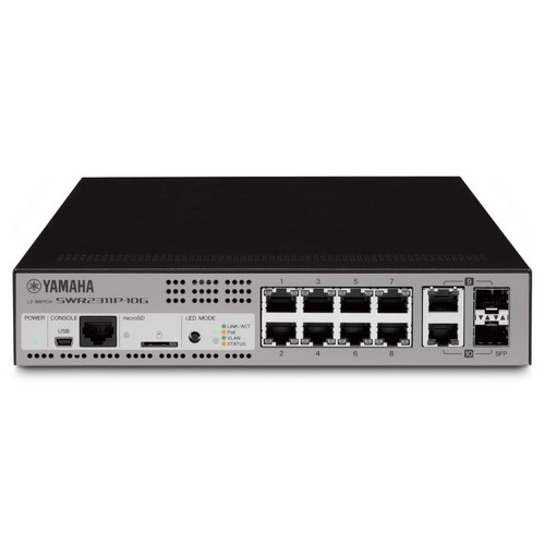Yamaha SWR2311P-10G Enterprise L2 Gigabit Network Switch