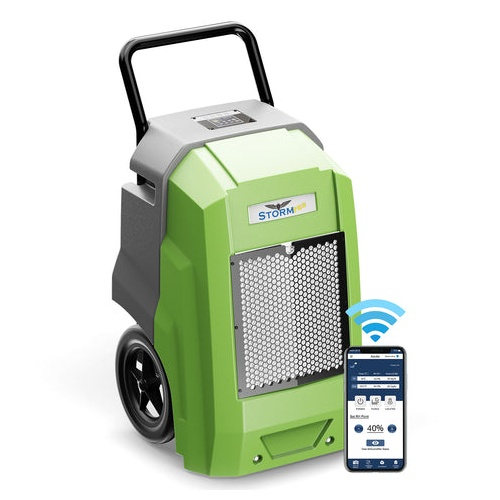 AlorAir Storm Pro-Green-WIFI-New Dehumidifier Wi-Fi, 180 Pints, Green