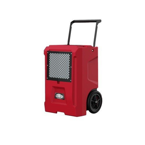 AlorAir Storm DP Red Dual-Voltage Smart WiFi Dehumidifier, Red