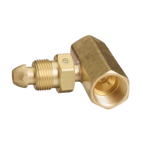 Western Enterprises T-15 CGA-510 Gas Service Brass Tee Fitting