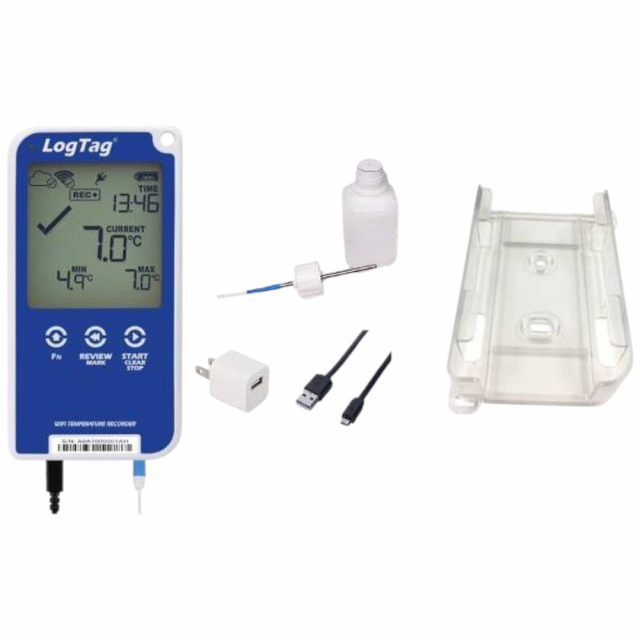 LogTag UTRED30-Wifi Kit-1 WiFi Data Logger Kit w/ Probe and Bottle