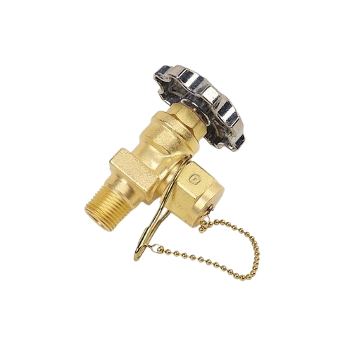 Western Enterprises WSV-1-1 Oxygen Gas Tight Outlet Brass Valve