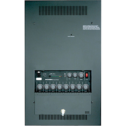 Bogen WV250 Wall Mount Power Vector Modular Input Amplifier, 250W