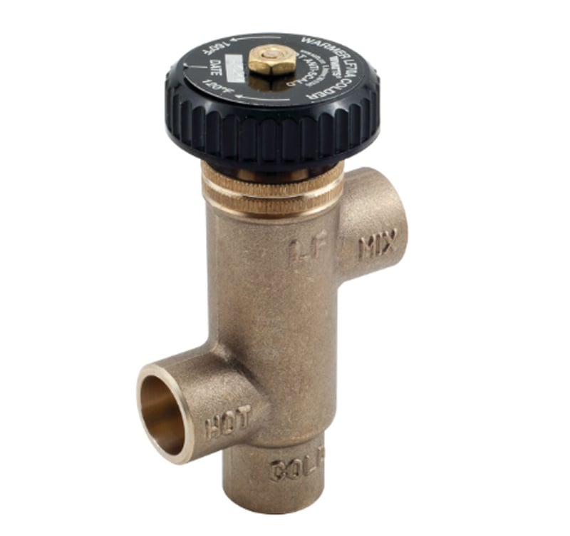 Watts LF70A-F 120F-160F 1/2 inch Sweat Tempering Valve 0559129